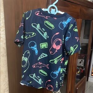 Neon Graphic Kids Short Sleeve Tee
